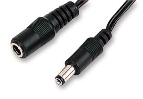 PRO ELEC,JR8306-1.5M,LEAD, DC EXTENSION 2.1MM 1.5M PRO ELECJR8306-1.5M