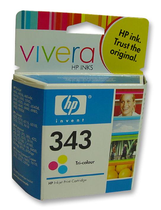 HP343 Original Ink Cartridge Tri Colour Hewlett Packard CPC