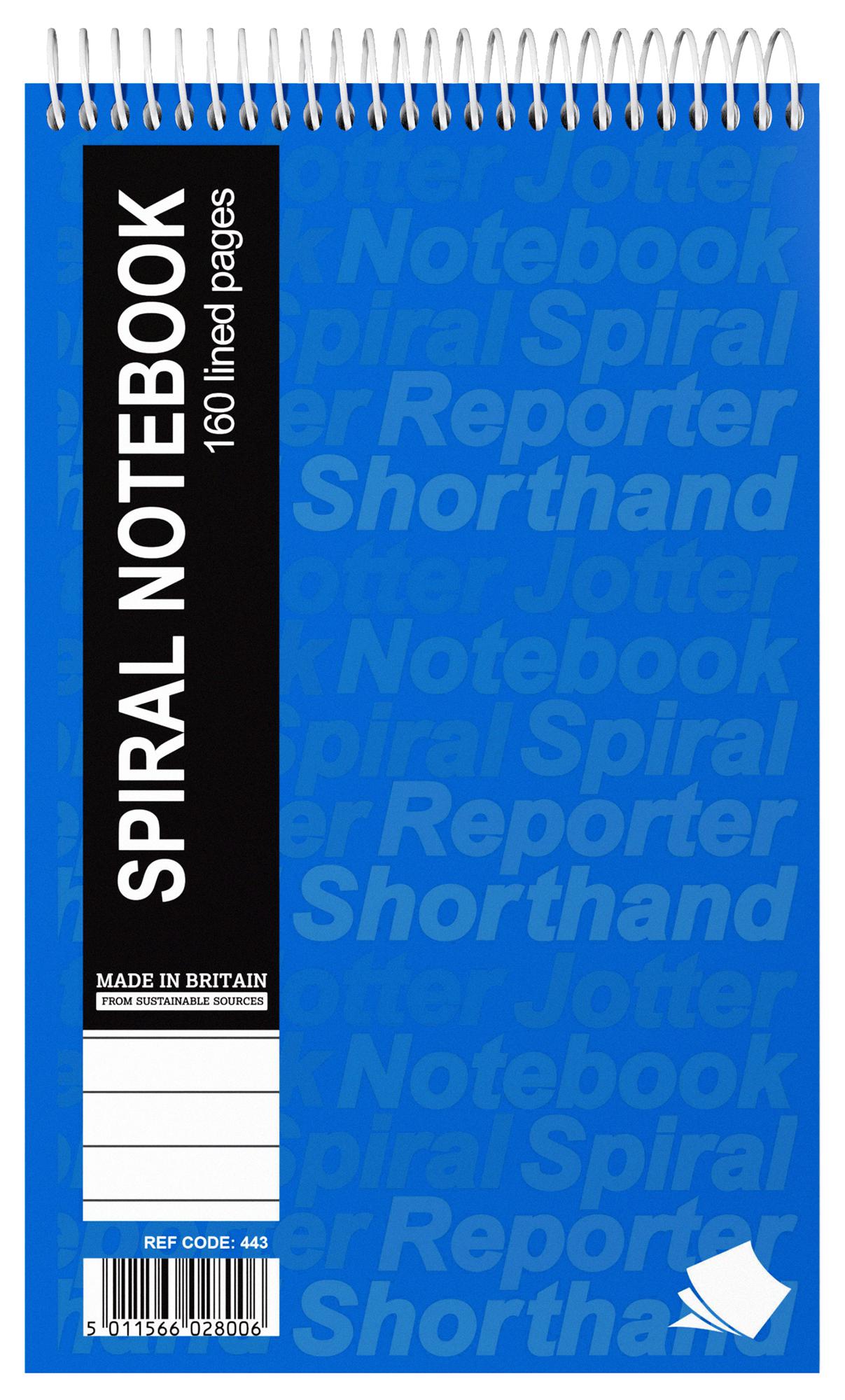 Spiral Wire Shorthand Notebook Pages Silvine Cpc