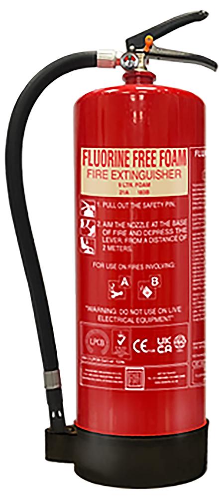 Fluorine Free Foam Portable Fire Extinguisher 9L Ceasefire CPC