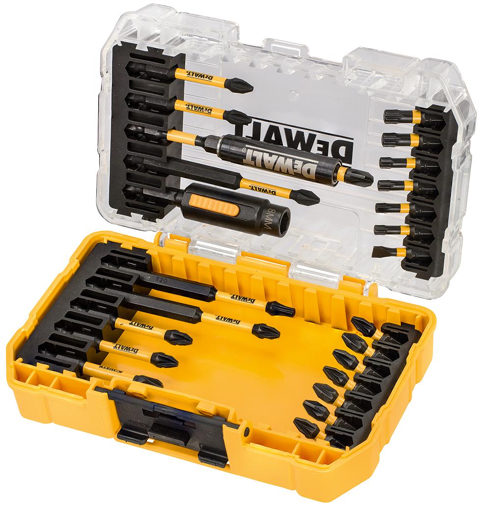 FlexTorq Extreme Impact Torsion Screwdriver Bit Set 25 Piece Dewalt