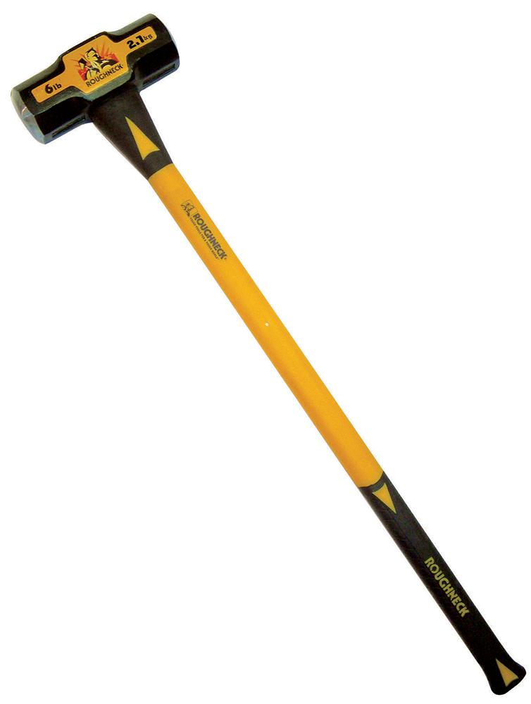 2 7kg 6lb Fibreglass Handle Sledge Hammer Roughneck CPC