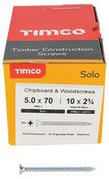 Mm X Mm Pozidriv Double Countersunk Zp Solo Chipboard Wood Screws