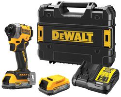 18V XR 2x 2Ah Powerstack Batteries Li-Ion Cordless Brushless Impact Driver Kit