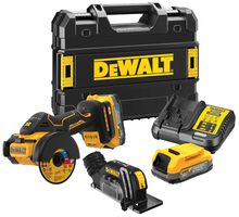 18V XR 2x 2Ah Powerstack Batteries 76mm Li-Ion Cordless Brushless Cut Off Saw Kit