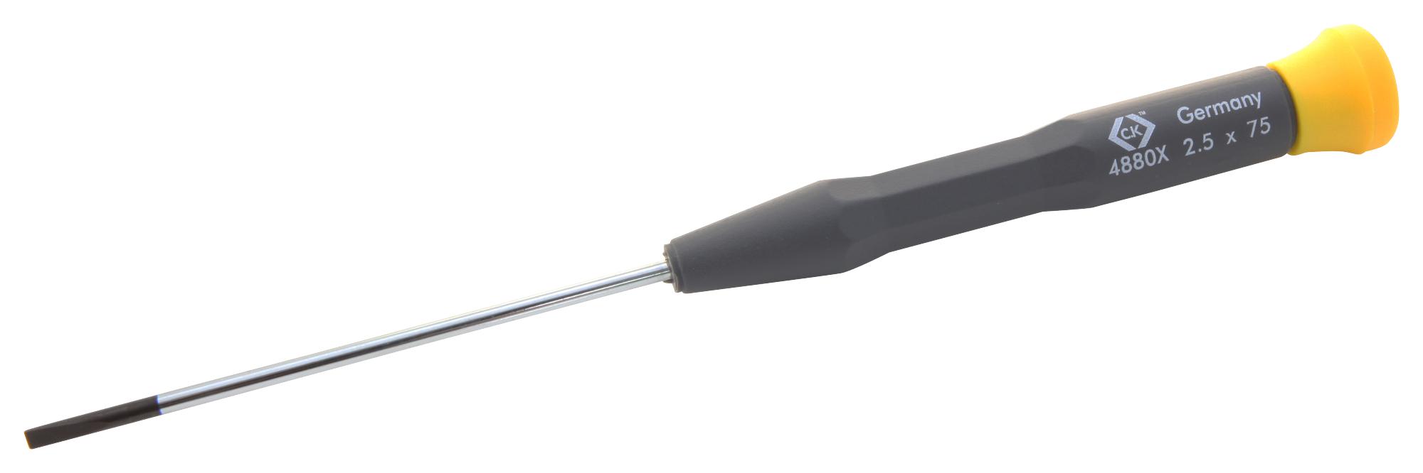 T4810 08 SLOTTED 9X200 SCREWDRIVER CK TOOLS