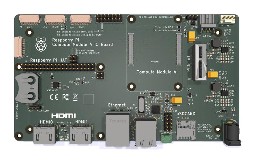 Raspberry Pi Compute Module 4 I/O Board - Raspberry-pi | CPC