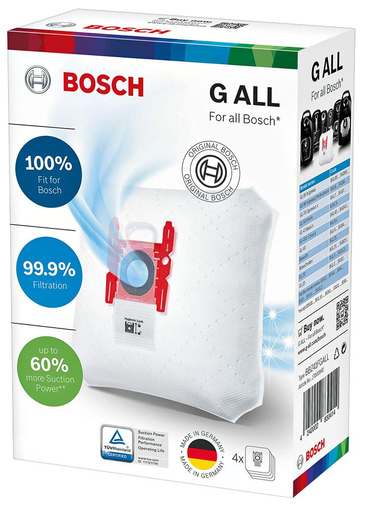 Genuine Bosch Vacuum Bags G Type 4 Bosch BBZ41FGALL Vacuum Cleaner Bags