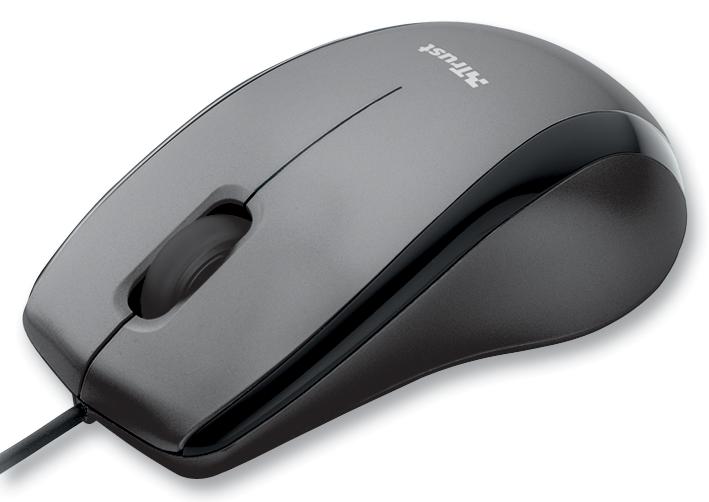 Carve USB Optical Mouse - Black - Trust | CPC UK