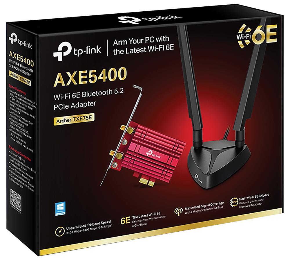 tp link axe5400 wifi 6e bluetooth 5.2 pcie adapter