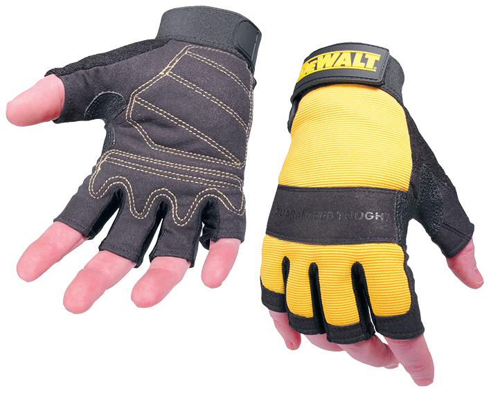 Dewalt fingerless gloves online