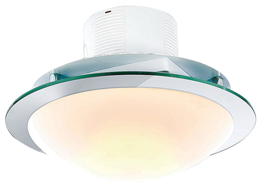 Lumenair Mirrored Flush Bathroom Ceiling Light With Extractor Fan Lumenair Mirrored Flush Bathroom Ceiling Light With Extractor Fan