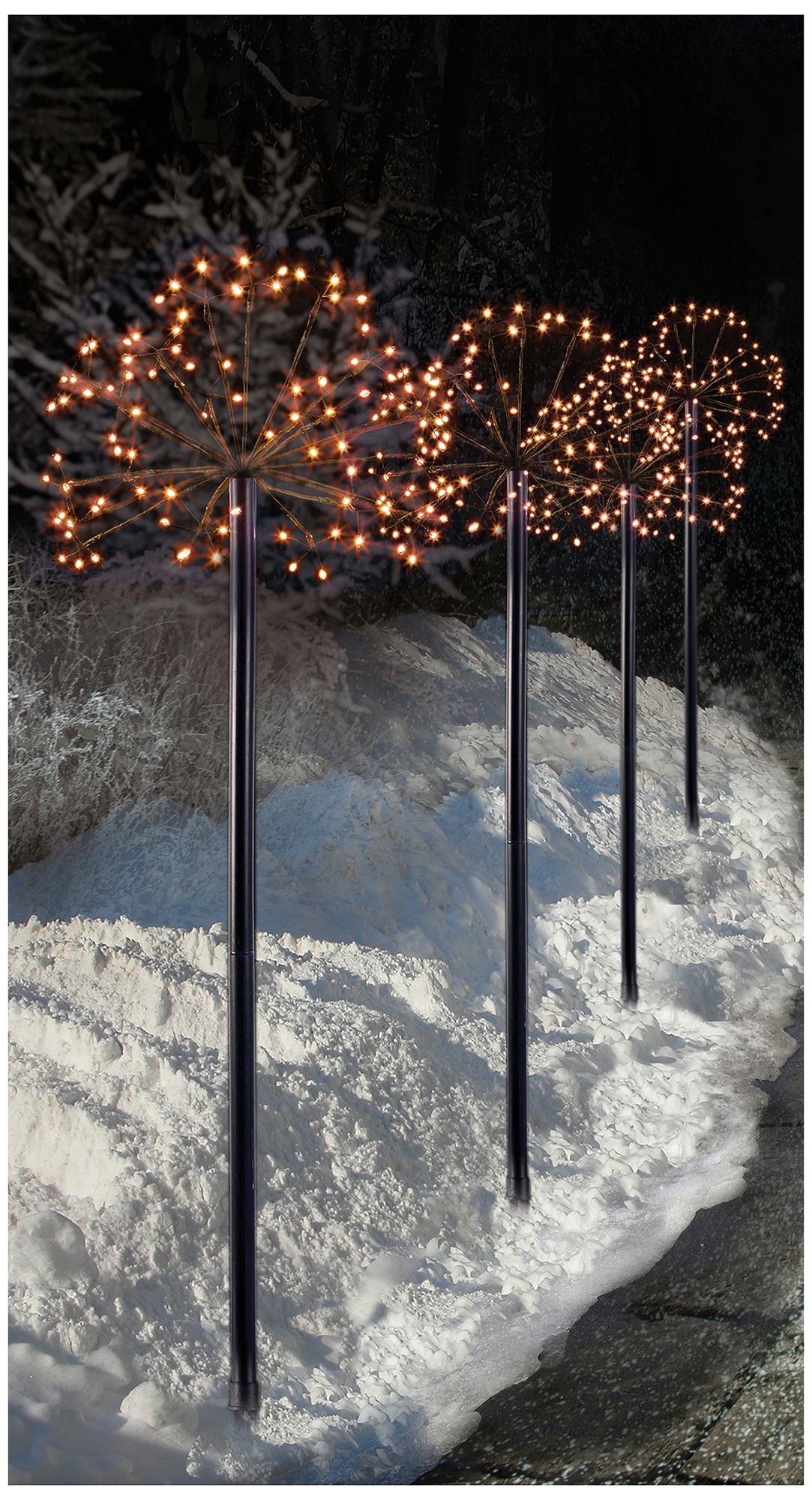 Sputnik LED Path Finder Lights Set of 4, Warm White Premier CPC