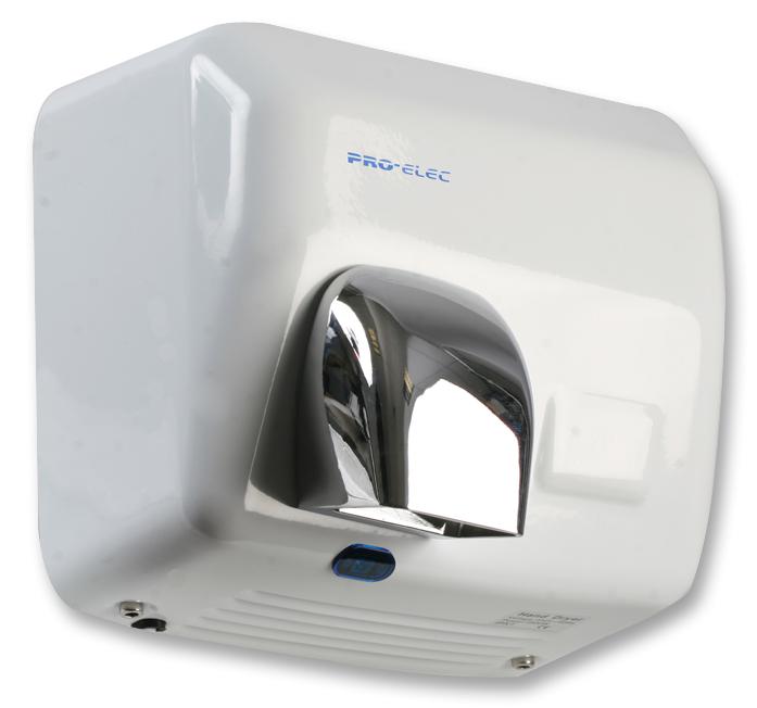 Powder Coated Automatic Hand Dryer 2.5kW - Pro Elec | CPC UK
