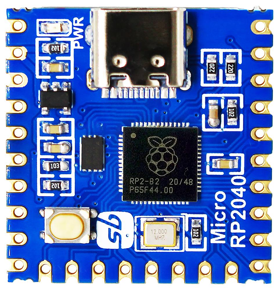 Micro RP2040 Microcontroller Development Board, 2MB Flash - Sb ...