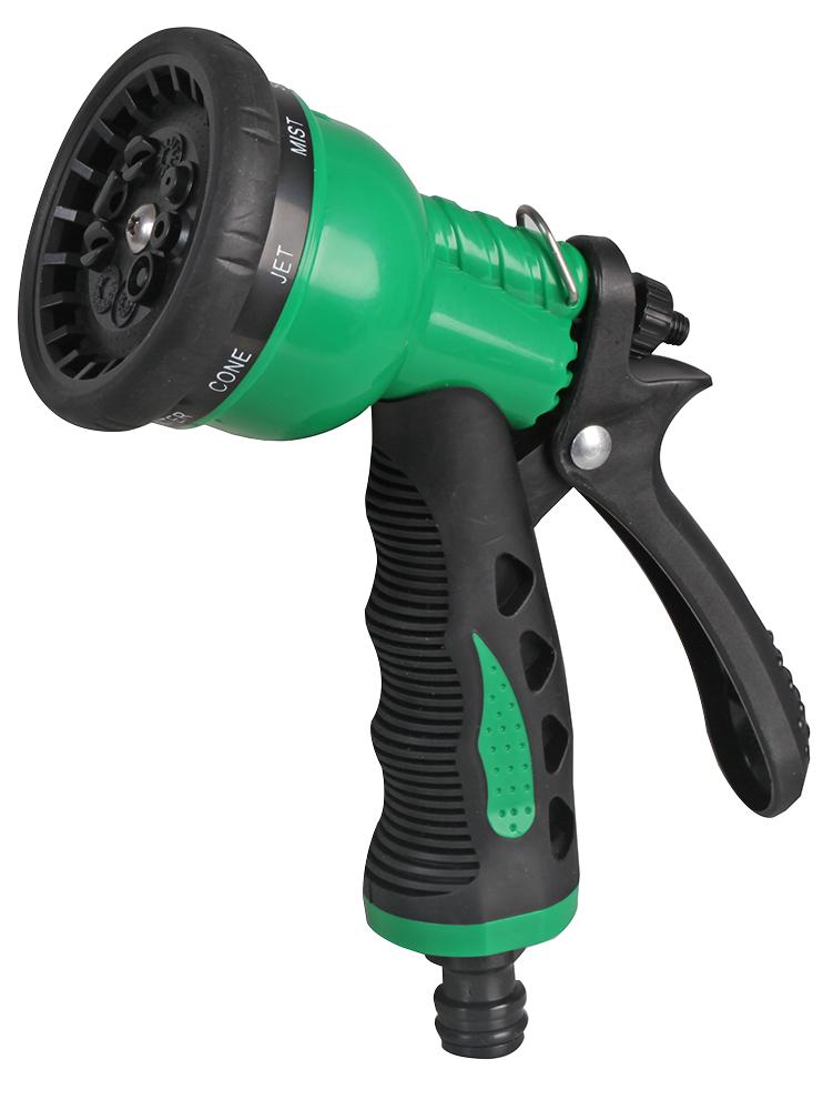 Garden Hose Multi Spray Gun with AutoStop Set Duratool CPC