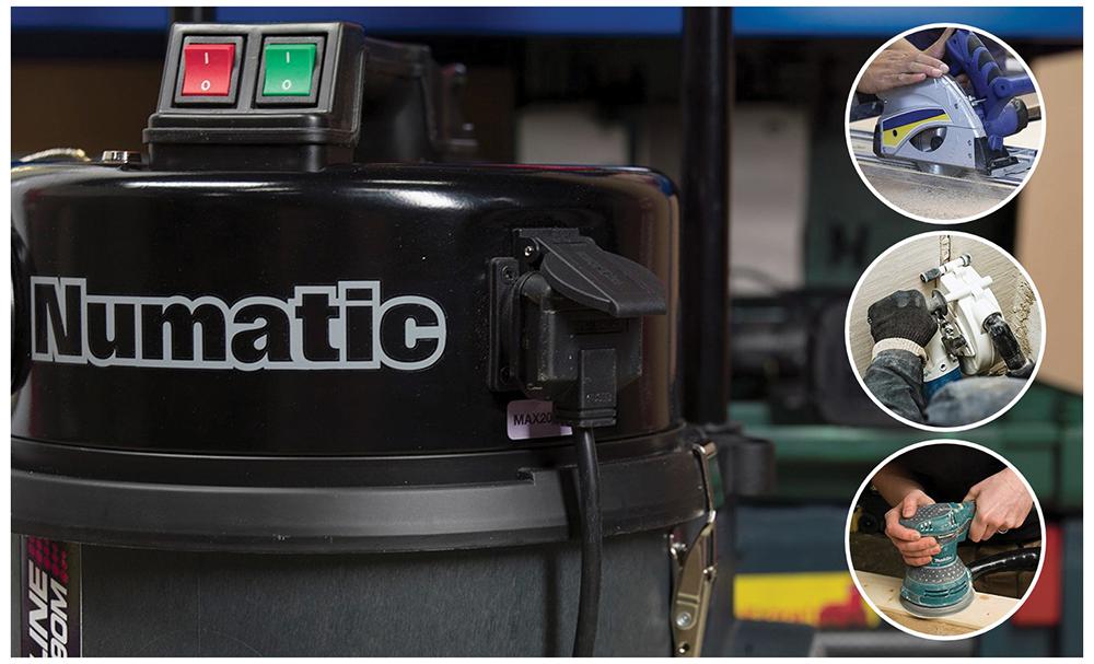 18L 620W TradeLine M Class Vacuum Cleaner with Power TakeOff 110V Numatic CPC