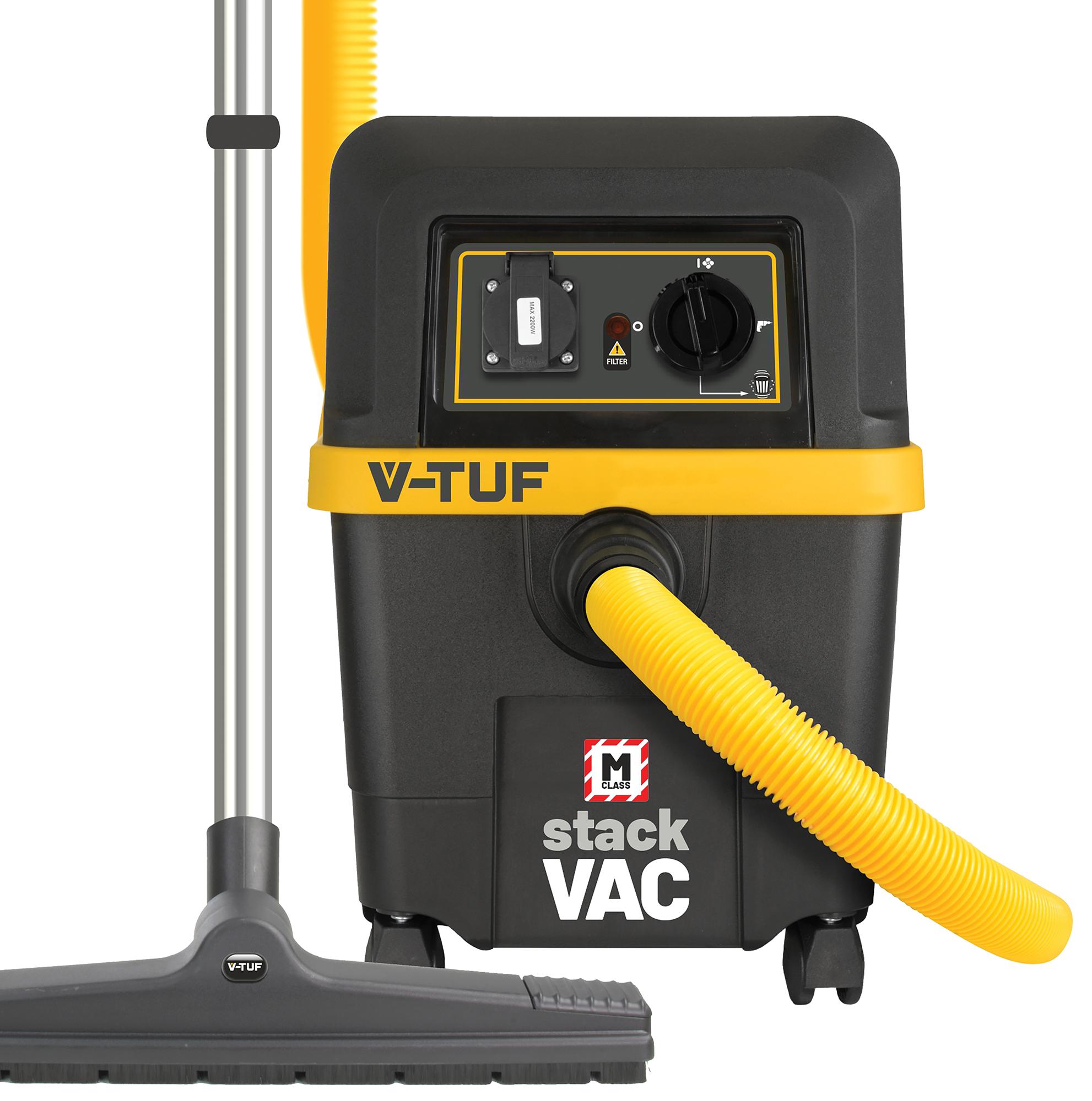 30L 1400W StackVac M Class Wet & Dry Dust Extraction Vacuum Cleaner with Power TakeOff 230V V