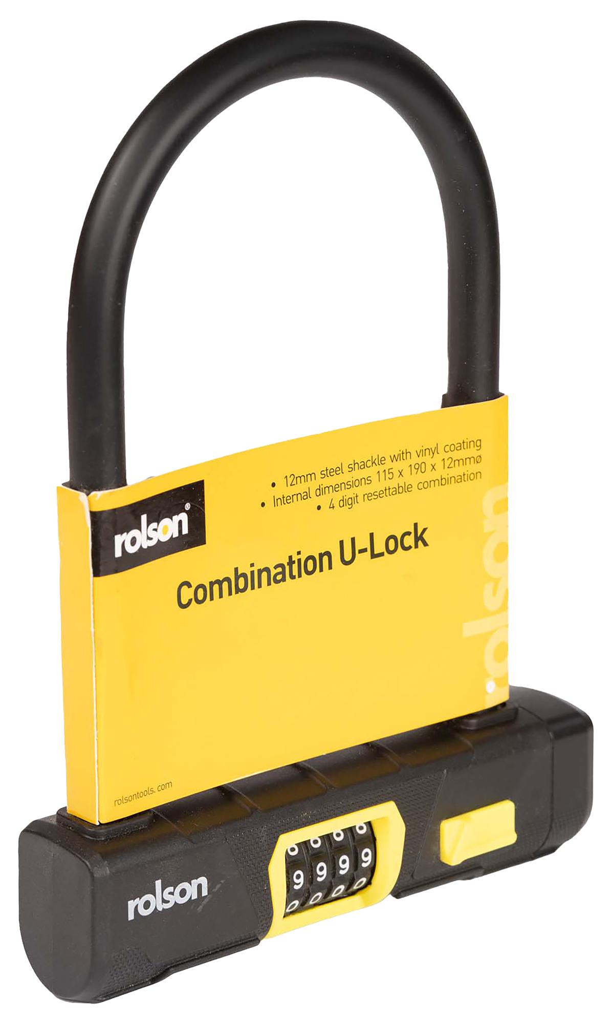 ROLSON TOOLS 66761 Combination Bike U Lock