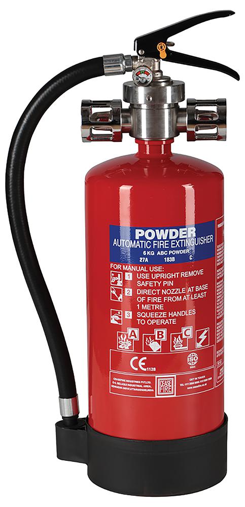 Launcher Portable Automatic Fire Extinguisher, 6kg - Ceasefire | CPC