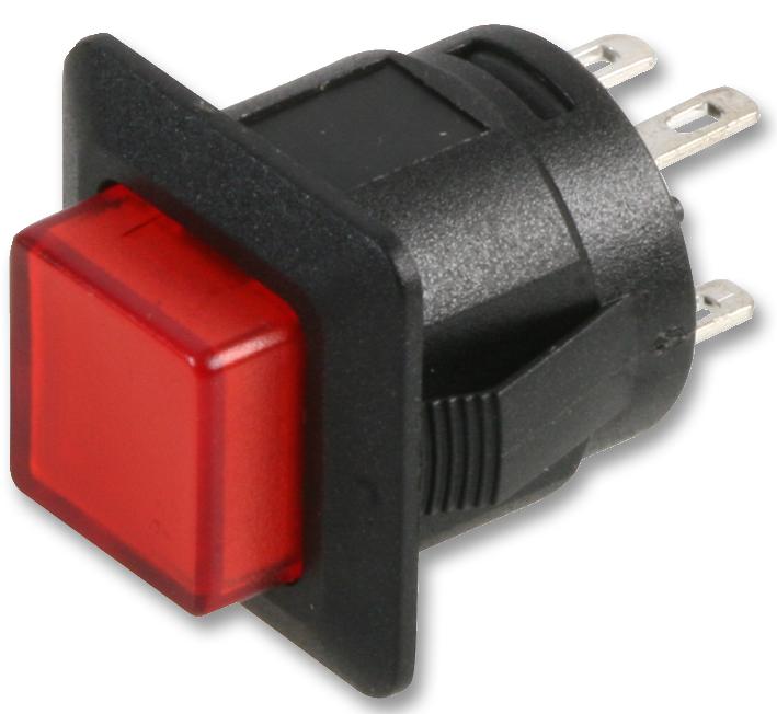 Red On-Off Latching Large Button Push Switch SPST