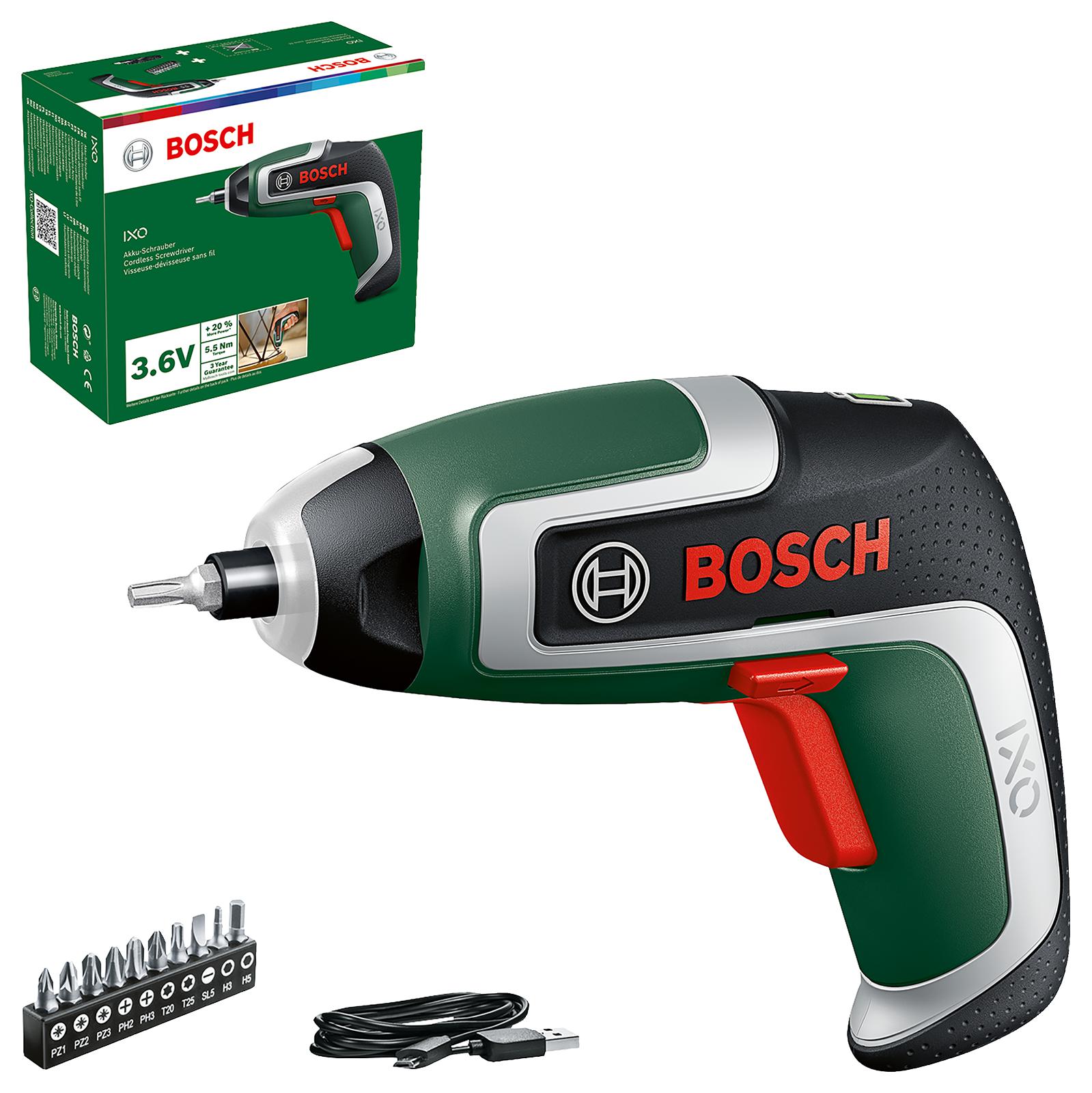 IXO 7 3.6V 2Ah Li-Ion Cordless Screwdriver Kit - Bosch - Home And ...