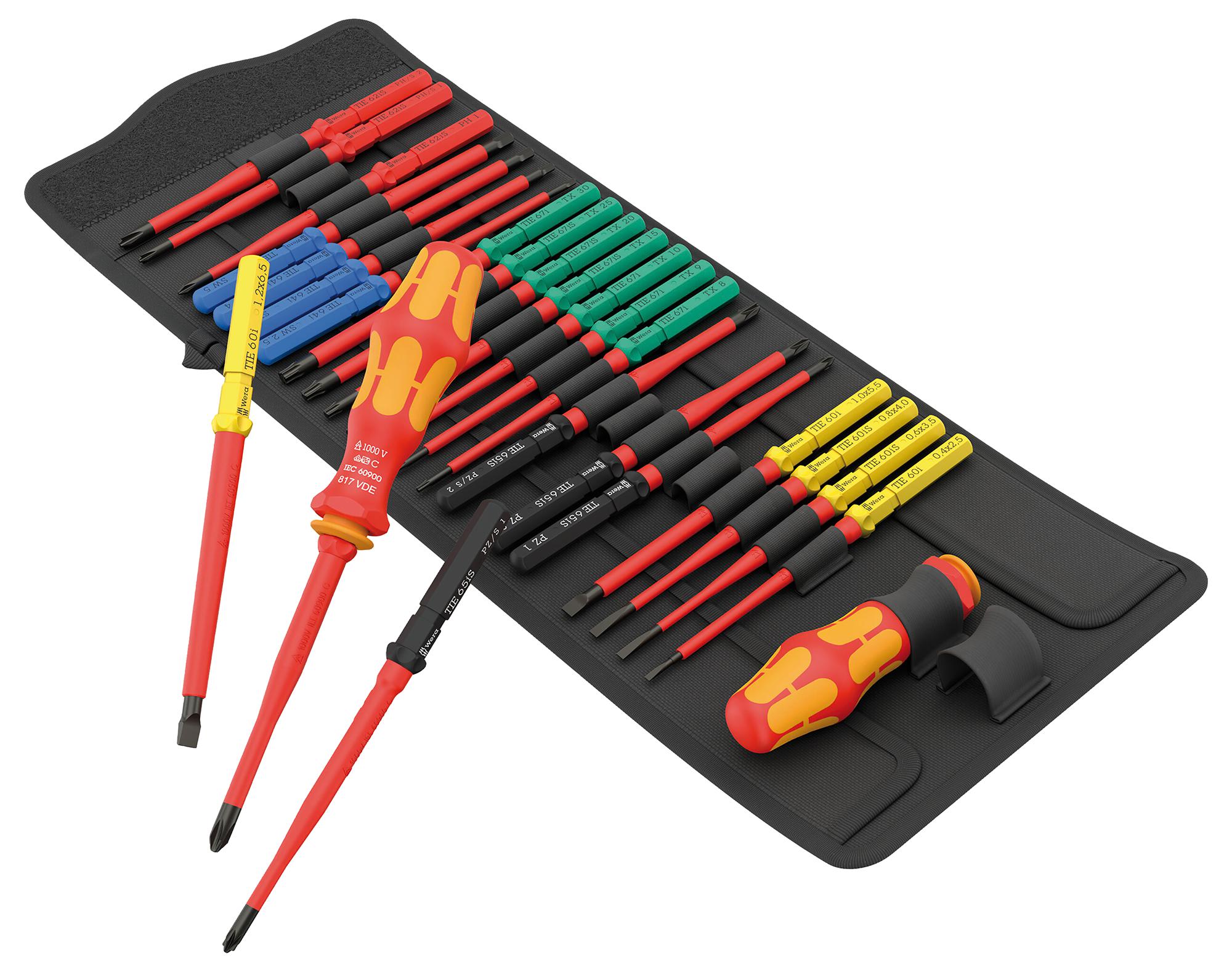 Kraftform Kompakt VDE Insulated Screwdriver Big Pack 1 26 Piece Set Wera CPC