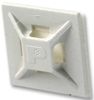 ABMM-A-C - 4-Way Adhesive Backed Cable Tie Mount 19.1mm White 100 Pack