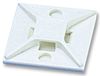 ABM2S-A-C - 4-way Adhesive Backed Cable Tie Mount White 100 Pack