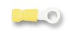RVE5-3.7. - Yellow 3.7mm Ring Crimp Terminal, 100 Pack