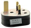 PELB1772 - UK Mains Plug with 5A Fuse, Black (Box of 20)