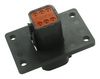 DT046P-CL06 - Recept, Flange Mount, DT Series, Pins, 6 Way