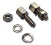 DH-023L2F-2.85 DH-023L2F-2.85 - Screwlock, 19.3mm 4-40UNC, 2.85mm Nut, 2 Pack