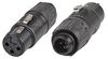 RA3FT-B RA3FT-B - Mini XLR 3 Pin Plug to XLR Socket Adaptor