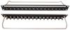 CP30170 - 1U 16 Port XLR Patch Panel with M3 Fixing Holes, Loaded with 75 Ohm BNC Coaxial Connectors, Black