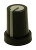 MC170805B MC170805B - 14mm Instrument Control Knob, 6mm Spline Shaft, Black / White