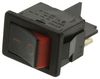 H8500XBAAA - Rocker Switch, SPST, Black / Red, I/O