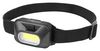 1600-0357 1600-0357 - 1W COB LED Headtorch, 125lm, 14m, IPX2, Black