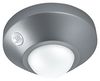 4058075270855 4058075270855 - 1.7W NightLux Battery Ceiling Light with PIR Sensor, 4000K, Cool White, 105lm, Silver, IP20