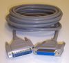 SL125 SL125 - 25 Pin D Sub Male to Female RS232 Serial Lead, 5m