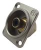 NF2D-0 - Phono D Socket, Nickel, Black