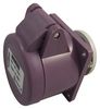 10400 10400 - 16A, 24V, Panel Mount CEE Socket, 2P, Violet, IP44