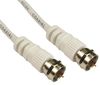 2FW-1.5 - F Plug to F Plug Satellite Lead with Nickel Plated Connectors, 1.5m White