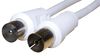 AE0105W AE0105W - 1.5m Fly Lead Coaxial Male to Female White