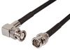 PSG00698 PSG00698 - 90 Degree BNC Male to BNC Male RG59 Coaxial Lead, 1m, 75 Ohm