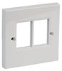 LJSGUK2PFPWH - 1-Gang Double Space LJ6C Faceplate