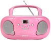GV-PS733-PK - Original Boombox Portable CD/Radio Player, Pink