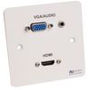 AVP233 AVP233 - 1 Gang VGA/Audio/HDMI Wall Plate