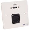 AVP412 AVP412 - 1 Gang HDMI/D-Shell Wall Plate