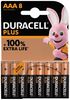 DURACELL PLUS POWER AAA 8PK - Plus Power AAA Alkaline Batteries, 8 Pack